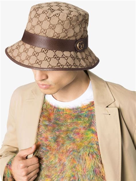 gucci fendora bucket hat|Gucci Fedora reversible hat.